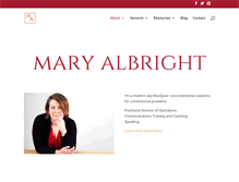 Tablet Screenshot of maryalbright.com